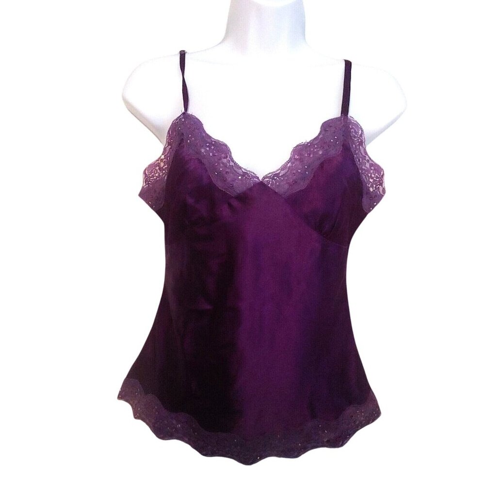 Magazine Clothing Co. Purple Fairy Goth Grunge Whimsy Y2K Baby Boll Satin Top S